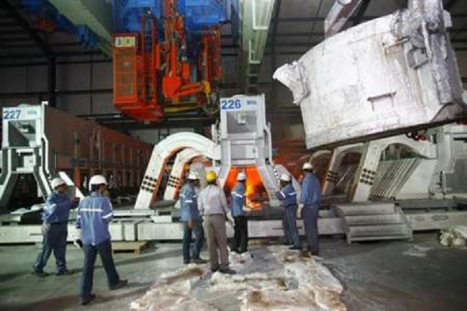 تولید ماهانه ۱۰ هزار تن ماده اولیه آنُد در آلومینیوم المهدی هرمزگان