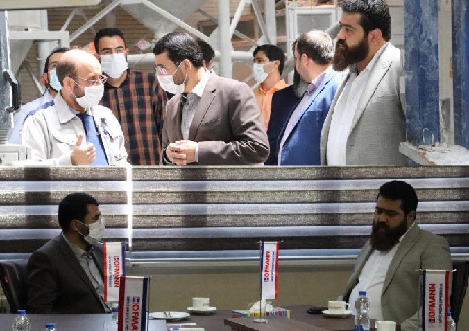 دیدار عضو هیات ‌رئیسه مجلس و مدیرعامل هافمن