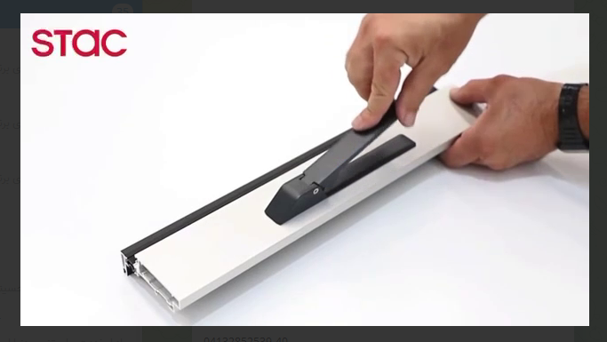 عرضه دستگیره جدید کرتین‌وال STAC در آذر یراق پروفیل