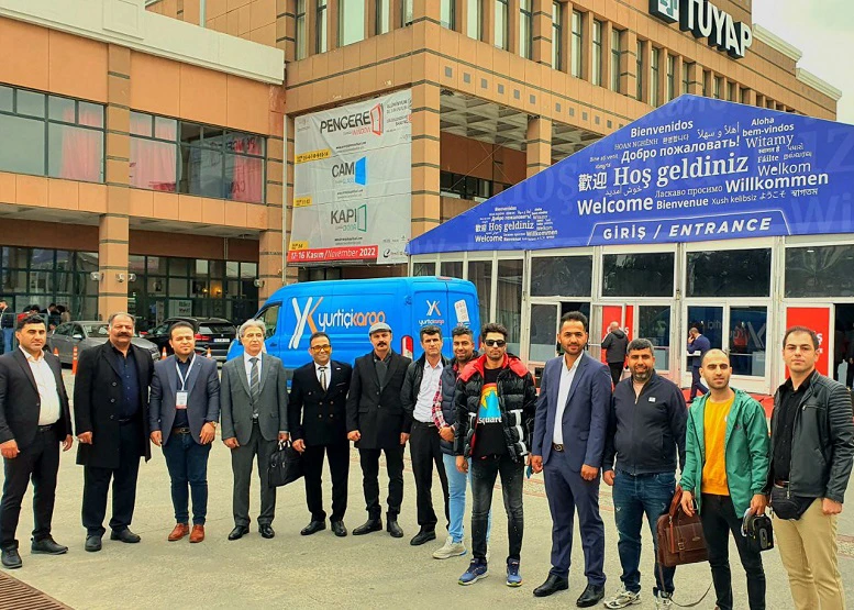 بازدید نمایندگان کیمیا صنعت شیما از نمایشگاه پنجره تویاپ 2022