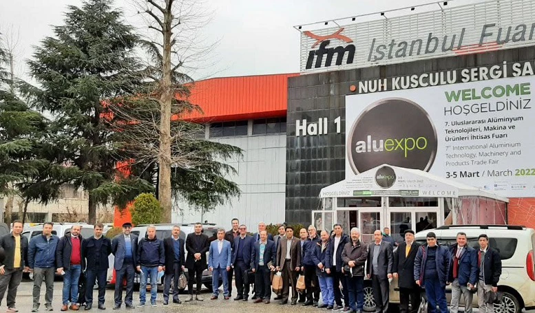 بازدید تور تخصصی صنعتگران ایران از نمایشگاه آلومینیوم ترکیه